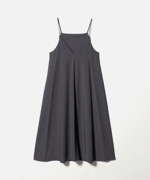 BEAUTY&YOUTH UNITED ARROWS / ビューティー&ユース ユナイテッドアローズ ミニ丈・ひざ丈ワンピース | ポリエステルレーヨンブレンド フレア キャミソールワンピース | 詳細15