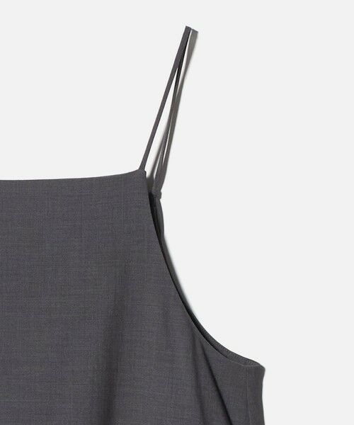 BEAUTY&YOUTH UNITED ARROWS / ビューティー&ユース ユナイテッドアローズ ミニ丈・ひざ丈ワンピース | ポリエステルレーヨンブレンド フレア キャミソールワンピース | 詳細17