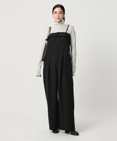 H BEAUTY & YOUTHユナイテッドアローズ　オールインワン　黒 H BEAUTY&YOUTH UNITED ARROWS オールインワン 「H」ツイル