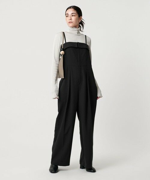 BEAUTY&YOUTH UNITED ARROWS / ビューティー&ユース ユナイテッドアローズ サロペット・オールインワン | 【WEB限定】ドレープツイルオールインワン ウォッシャブル | 詳細1