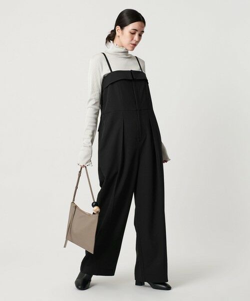 BEAUTY&YOUTH UNITED ARROWS / ビューティー&ユース ユナイテッドアローズ サロペット・オールインワン | 【WEB限定】ドレープツイルオールインワン ウォッシャブル | 詳細3