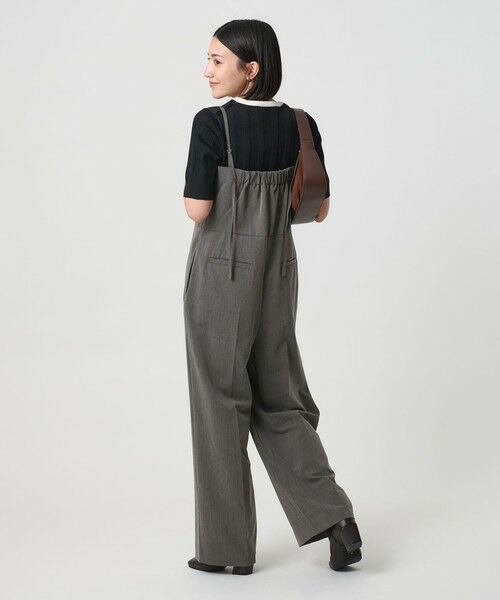 BEAUTY&YOUTH UNITED ARROWS / ビューティー&ユース ユナイテッドアローズ サロペット・オールインワン | 【WEB限定】ドレープツイルオールインワン ウォッシャブル | 詳細8