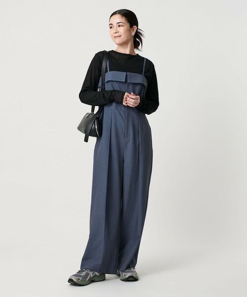 BEAUTY&YOUTH UNITED ARROWS / ビューティー&ユース ユナイテッドアローズ サロペット・オールインワン | 【WEB限定】ドレープツイルオールインワン ウォッシャブル | 詳細26