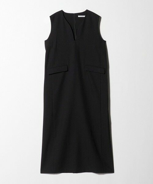 BEAUTY&YOUTH UNITED ARROWS / ビューティー&ユース ユナイテッドアローズ ロング・マキシ丈ワンピース | 【WEB限定】ドレープツイル キーネックワンピース ウォッシャブル | 詳細6