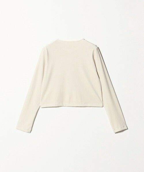 BEAUTY&YOUTH UNITED ARROWS / ビューティー&ユース ユナイテッドアローズ カーディガン・ボレロ | ベロアコンパクト カーディガン | 詳細6