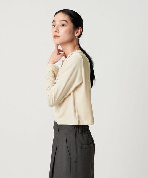 BEAUTY&YOUTH UNITED ARROWS / ビューティー&ユース ユナイテッドアローズ カーディガン・ボレロ | ベロアコンパクト カーディガン | 詳細1