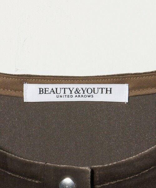 BEAUTY&YOUTH UNITED ARROWS / ビューティー&ユース ユナイテッドアローズ カーディガン・ボレロ | ベロアコンパクト カーディガン | 詳細26