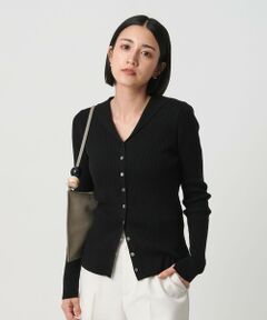 BEAUTY&YOUTH UNITED ARROWS / ビューティー&ユース ユナイテッドアローズ カーディガン・ボレロ | コットンカシミヤ リブセーラーカラー カーディガン ウォッシャブル