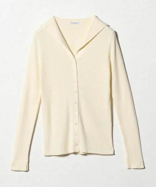 BEAUTY&YOUTH UNITED ARROWS / ビューティー&ユース ユナイテッドアローズ カーディガン・ボレロ | コットンカシミヤ リブセーラーカラー カーディガン ウォッシャブル | 詳細8