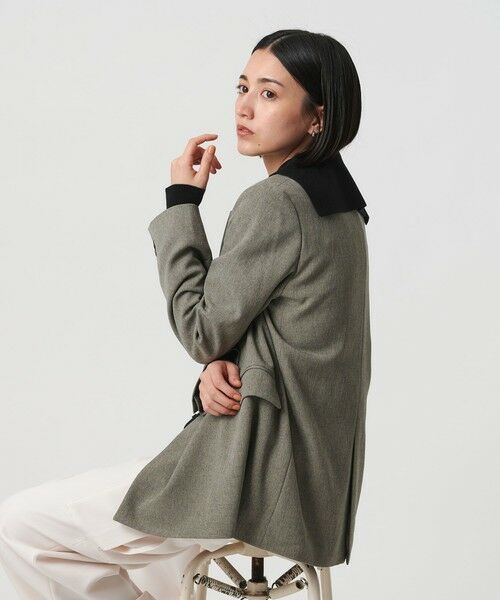 BEAUTY&YOUTH UNITED ARROWS / ビューティー&ユース ユナイテッドアローズ カーディガン・ボレロ | コットンカシミヤ リブセーラーカラー カーディガン ウォッシャブル | 詳細16