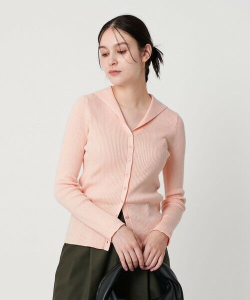 BEAUTY&YOUTH UNITED ARROWS / ビューティー&ユース ユナイテッドアローズ カーディガン・ボレロ | コットンカシミヤ リブセーラーカラー カーディガン ウォッシャブル | 詳細21