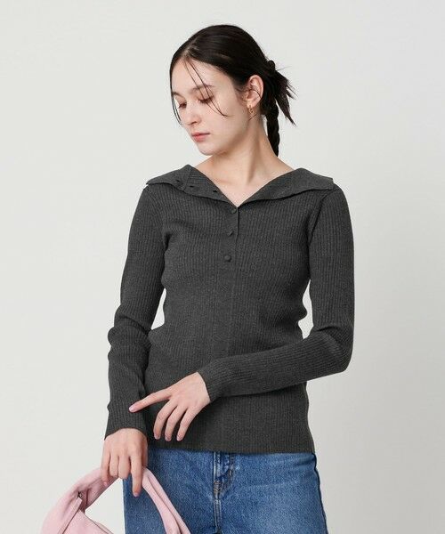 BEAUTY&YOUTH UNITED ARROWS / ビューティー&ユース ユナイテッドアローズ カーディガン・ボレロ | ポリエステルブレンド シャツカーディガン 2WAY | 詳細1