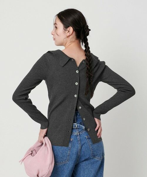 BEAUTY&YOUTH UNITED ARROWS / ビューティー&ユース ユナイテッドアローズ カーディガン・ボレロ | ポリエステルブレンド シャツカーディガン 2WAY | 詳細2