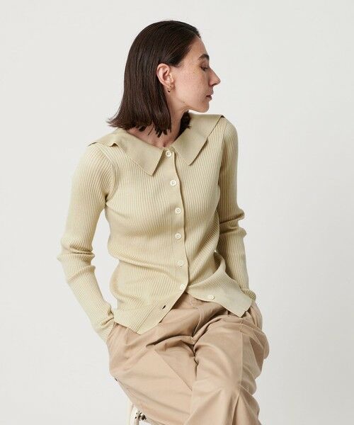 BEAUTY&YOUTH UNITED ARROWS / ビューティー&ユース ユナイテッドアローズ カーディガン・ボレロ | ポリエステルブレンド シャツカーディガン 2WAY | 詳細9