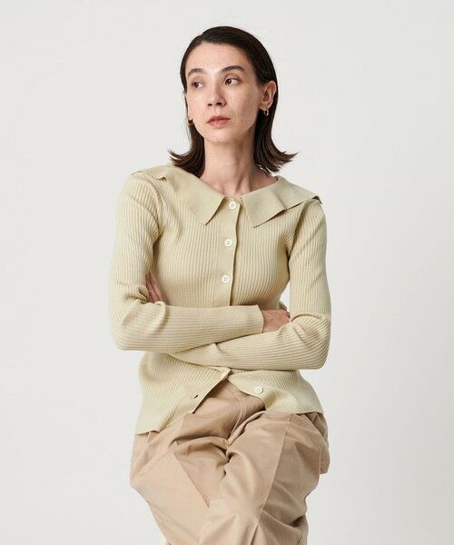 BEAUTY & YOUTH UNITED ARROWS/ビューティー&ユース ユナイテッドアローズ ポリエステルブレンド シャツカーディガン 2WAY NATURAL FREE BEAUTY & YOUTH UNITED ARROWS/ビューティー&ユース ユナイテッドアローズ ポリエステルブレンド シャツカーディガン 2WAY NATURAL FREE