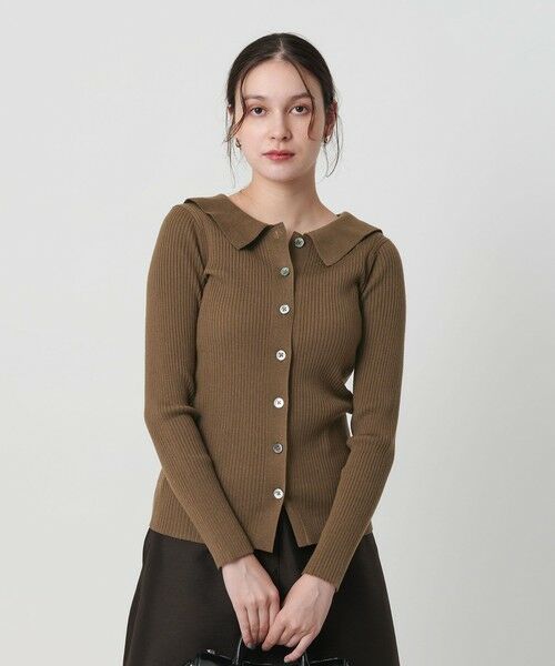 eyeelilike星柄　2way y2k カーディガン シャツ earth music&ecology カーディガン シャギーダイヤ柄ショート