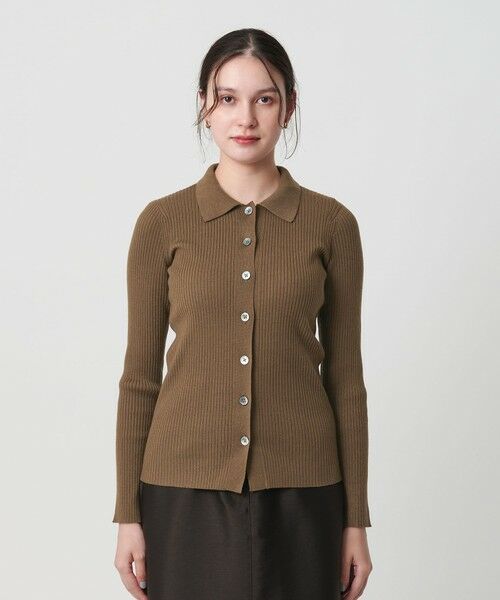 BEAUTY&YOUTH UNITED ARROWS / ビューティー&ユース ユナイテッドアローズ カーディガン・ボレロ | ポリエステルブレンド シャツカーディガン 2WAY | 詳細20