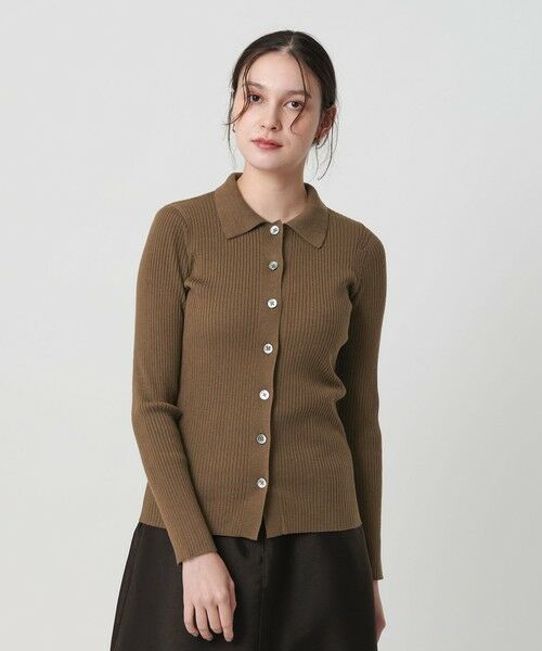 BEAUTY&YOUTH UNITED ARROWS / ビューティー&ユース ユナイテッドアローズ カーディガン・ボレロ | ポリエステルブレンド シャツカーディガン 2WAY | 詳細17