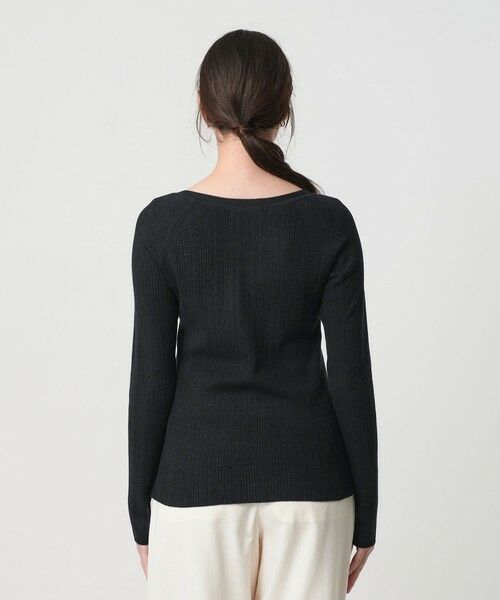 BEAUTY&YOUTH UNITED ARROWS / ビューティー&ユース ユナイテッドアローズ カーディガン・ボレロ | ポリエステルブレンド メランジリブ カーディガン ウォッシャブル | 詳細7