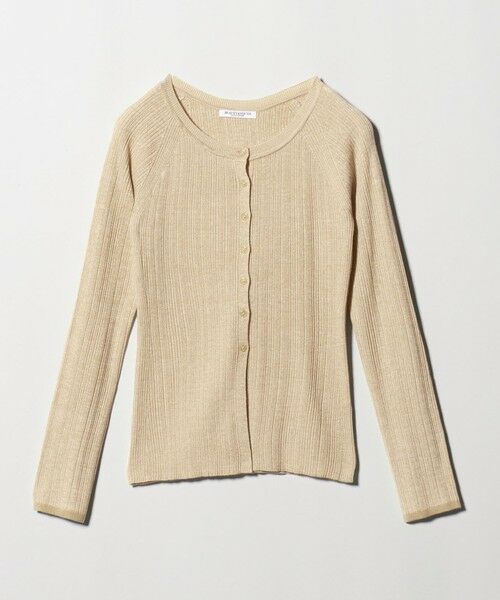 BEAUTY&YOUTH UNITED ARROWS / ビューティー&ユース ユナイテッドアローズ カーディガン・ボレロ | ポリエステルブレンド メランジリブ カーディガン ウォッシャブル | 詳細15