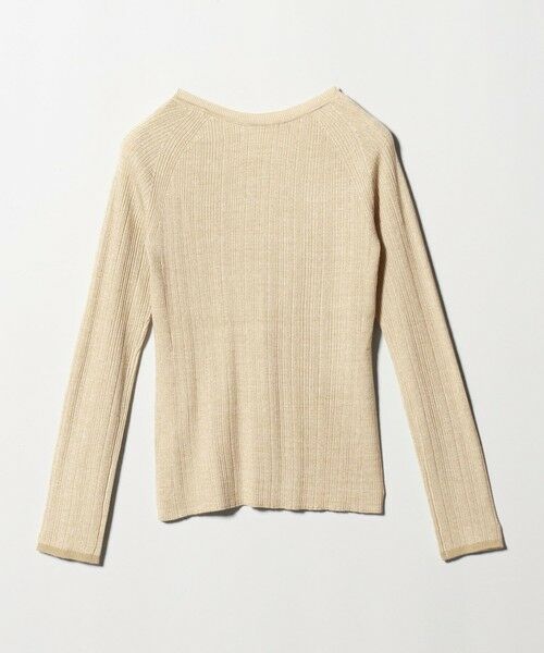 BEAUTY&YOUTH UNITED ARROWS / ビューティー&ユース ユナイテッドアローズ カーディガン・ボレロ | ポリエステルブレンド メランジリブ カーディガン ウォッシャブル | 詳細16