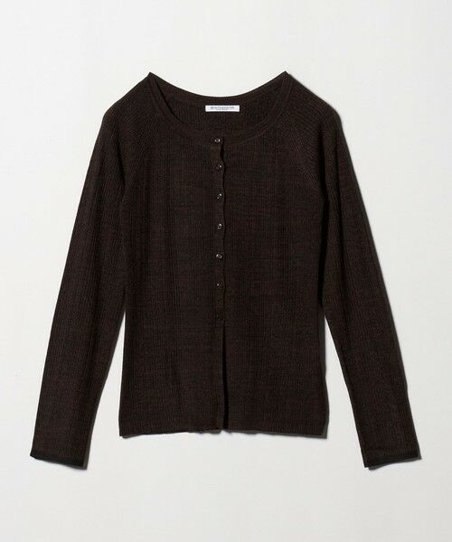 BEAUTY&YOUTH UNITED ARROWS / ビューティー&ユース ユナイテッドアローズ カーディガン・ボレロ | ポリエステルブレンド メランジリブ カーディガン ウォッシャブル | 詳細27