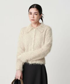 レディースカーディガン・ボレロ ホワイトカーディガン WHISeLカーディガンロング丈 ブラックWH90219 (M)