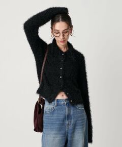 BEAUTY&YOUTH UNITED ARROWS / ビューティー&ユース ユナイテッドアローズ カーディガン・ボレロ | ポリエステル シャギーカーディガン ウォッシャブル