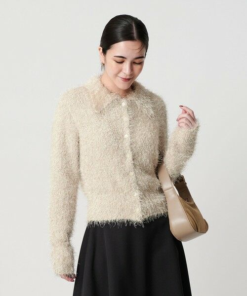 BEAUTY&YOUTH UNITED ARROWS / ビューティー&ユース ユナイテッドアローズ カーディガン・ボレロ | ポリエステル シャギーカーディガン ウォッシャブル | 詳細1