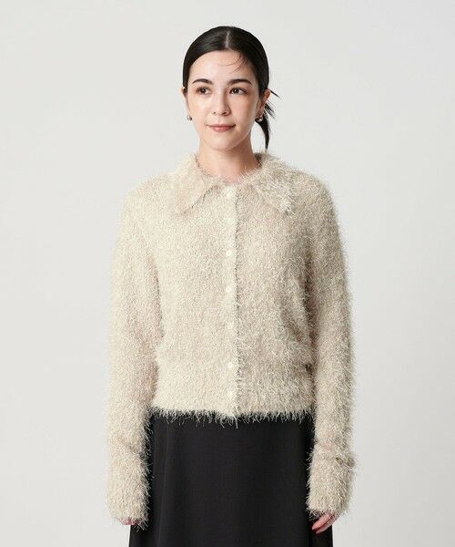 BEAUTY&YOUTH UNITED ARROWS / ビューティー&ユース ユナイテッドアローズ カーディガン・ボレロ | ポリエステル シャギーカーディガン ウォッシャブル | 詳細4
