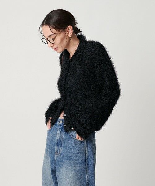 BEAUTY&YOUTH UNITED ARROWS / ビューティー&ユース ユナイテッドアローズ カーディガン・ボレロ | ポリエステル シャギーカーディガン ウォッシャブル | 詳細12