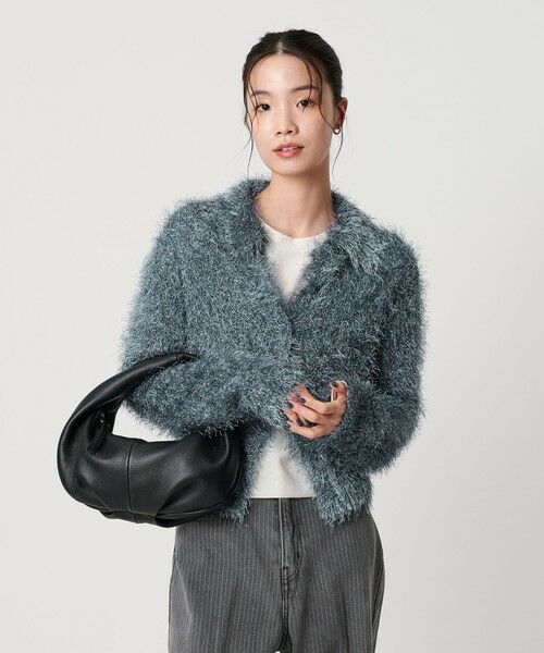 BEAUTY&YOUTH UNITED ARROWS / ビューティー&ユース ユナイテッドアローズ カーディガン・ボレロ | ポリエステル シャギーカーディガン ウォッシャブル | 詳細19