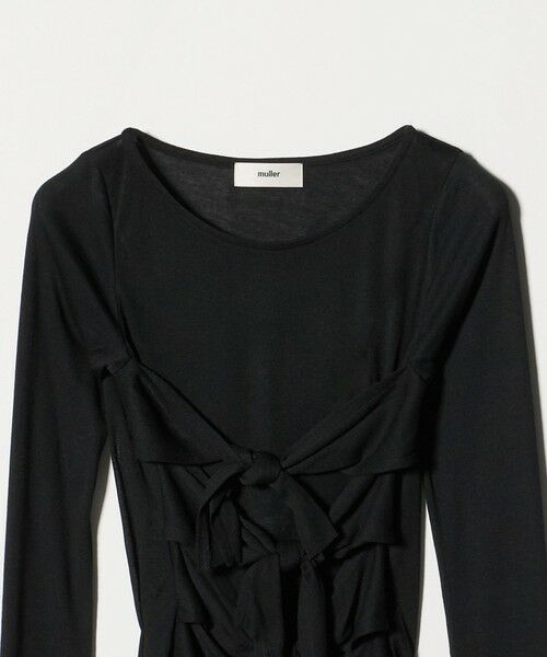 BEAUTY&YOUTH UNITED ARROWS / ビューティー&ユース ユナイテッドアローズ Tシャツ | ＜muller of yoshiokubo＞フロントリボン トップス | 詳細9