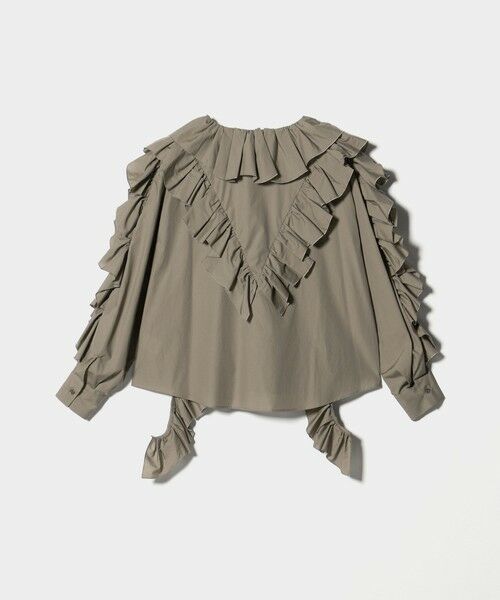 BEAUTY&YOUTH UNITED ARROWS / ビューティー&ユース ユナイテッドアローズ シャツ・ブラウス | ＜muller of yoshiokubo＞フリル ブラウス | 詳細1