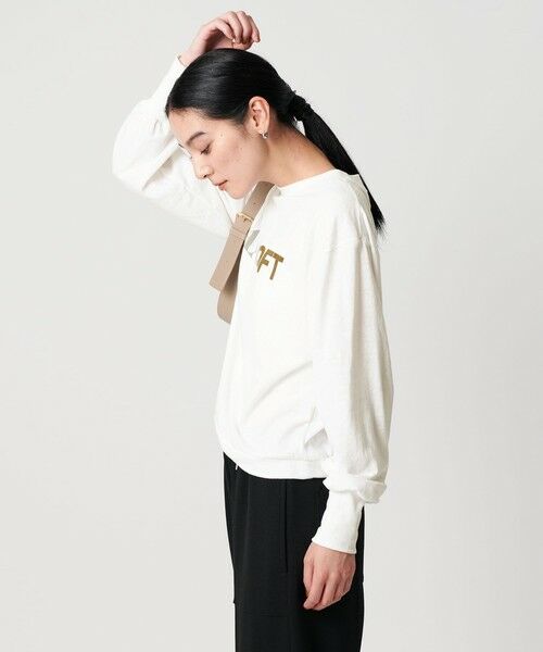 BEAUTY&YOUTH UNITED ARROWS / ビューティー&ユース ユナイテッドアローズ Tシャツ | 【別注】＜Americana＞ロゴロングスリーブTシャツ | 詳細1