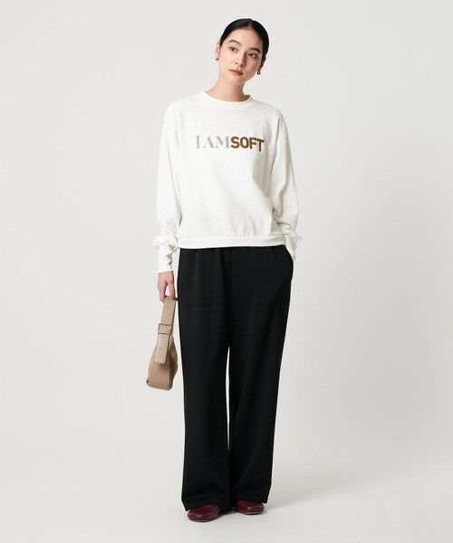 BEAUTY&YOUTH UNITED ARROWS / ビューティー&ユース ユナイテッドアローズ Tシャツ | 【別注】＜Americana＞ロゴロングスリーブTシャツ | 詳細3