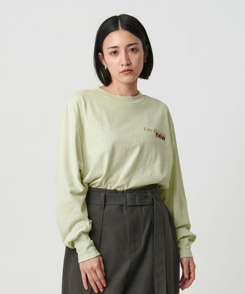 BEAUTY&YOUTH UNITED ARROWS / ビューティー&ユース ユナイテッドアローズ Tシャツ | 【別注】＜Americana＞ロゴロングスリーブTシャツ | 詳細8