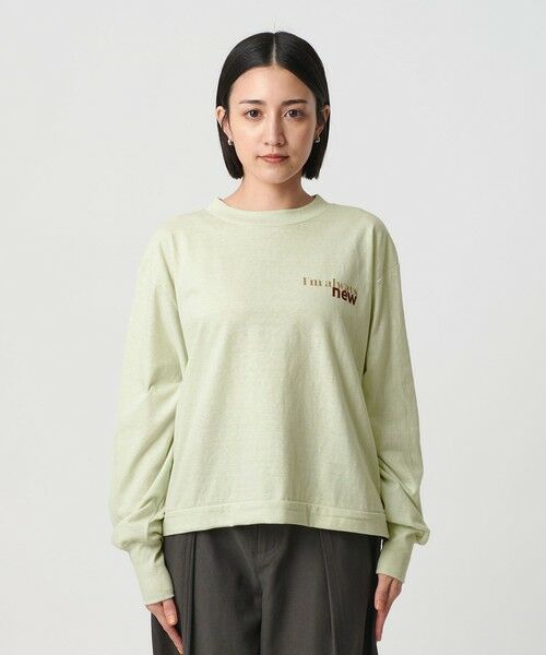 BEAUTY&YOUTH UNITED ARROWS / ビューティー&ユース ユナイテッドアローズ Tシャツ | 【別注】＜Americana＞ロゴロングスリーブTシャツ | 詳細11