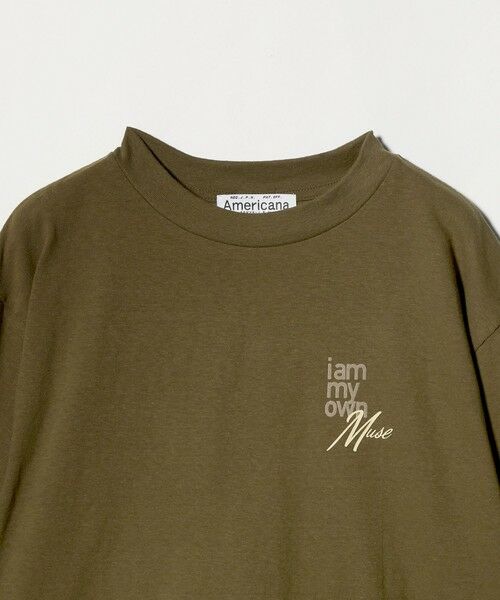 BEAUTY&YOUTH UNITED ARROWS / ビューティー&ユース ユナイテッドアローズ Tシャツ | 【別注】＜Americana＞ロゴロングスリーブTシャツ | 詳細23