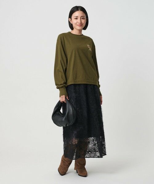 BEAUTY&YOUTH UNITED ARROWS / ビューティー&ユース ユナイテッドアローズ Tシャツ | 【別注】＜Americana＞ロゴロングスリーブTシャツ | 詳細20