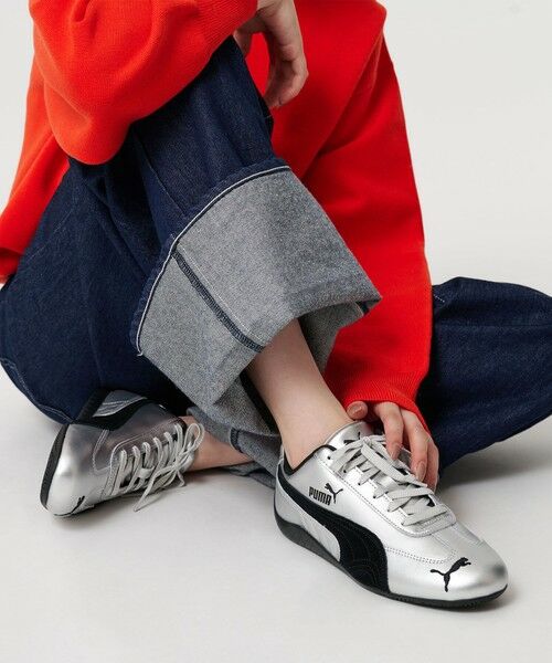BEAUTY & YOUTH UNITED ARROWS/r[eB[&[X iCebhA[Y PUMAXs[hLbg ^bN/Xj[J[ SILVER 24cm
