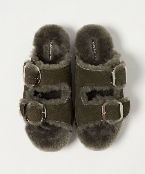 BEAUTY&YOUTH UNITED ARROWS / ビューティー&ユース ユナイテッドアローズ サンダル | 【別注】＜EMU Australia＞ムートン バックル サンダル | 詳細6