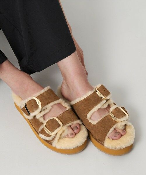 BEAUTY&YOUTH UNITED ARROWS / ビューティー&ユース ユナイテッドアローズ サンダル | ＜EMU Australia＞ムートン バックル サンダル | 詳細1