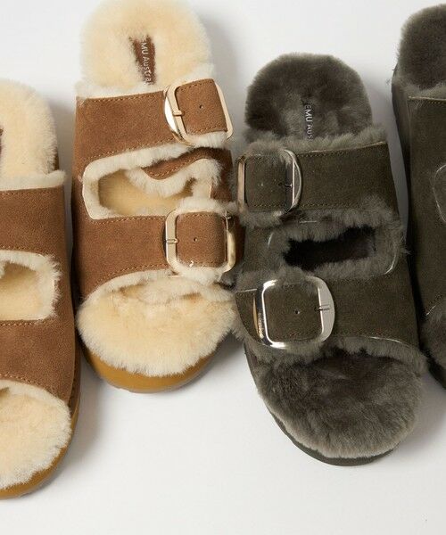 BEAUTY&YOUTH UNITED ARROWS / ビューティー&ユース ユナイテッドアローズ サンダル | ＜EMU Australia＞ムートン バックル サンダル | 詳細12