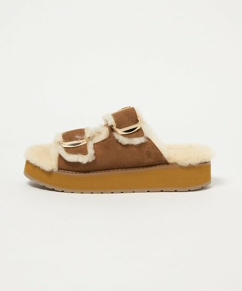 BEAUTY&YOUTH UNITED ARROWS / ビューティー&ユース ユナイテッドアローズ サンダル | ＜EMU Australia＞ムートン バックル サンダル | 詳細3