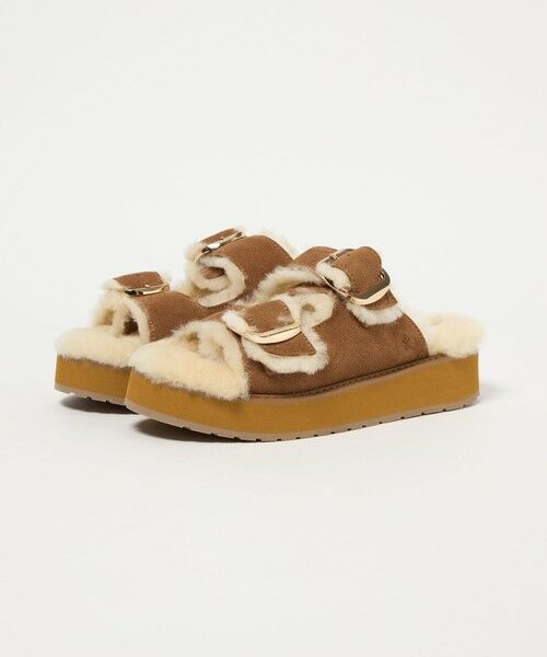 BEAUTY&YOUTH UNITED ARROWS / ビューティー&ユース ユナイテッドアローズ サンダル | ＜EMU Australia＞ムートン バックル サンダル | 詳細4