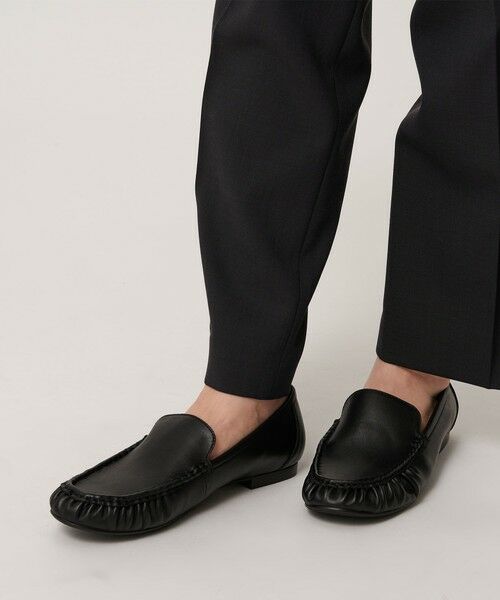 BEAUTY&YOUTH UNITED ARROWS / ビューティー&ユース ユナイテッドアローズ ビジネス・ドレスシューズ | レザー ギャザー ローファー | 詳細1