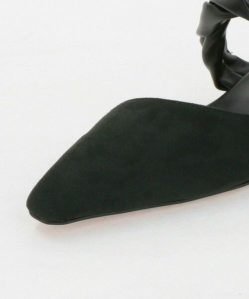 BEAUTY&YOUTH UNITED ARROWS / ビューティー&ユース ユナイテッドアローズ サンダル | スエードライク ツイスト ストラップ ミュール | 詳細8