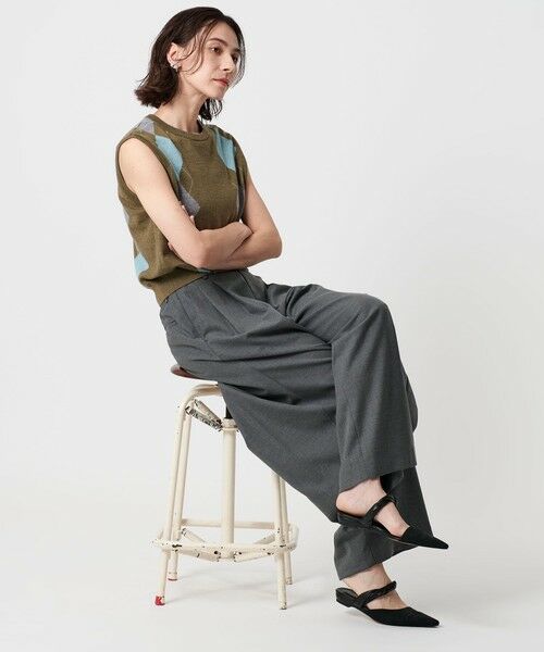 BEAUTY&YOUTH UNITED ARROWS / ビューティー&ユース ユナイテッドアローズ サンダル | スエードライク ツイスト ストラップ ミュール | 詳細4