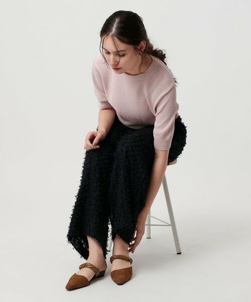 BEAUTY&YOUTH UNITED ARROWS / ビューティー&ユース ユナイテッドアローズ サンダル | スエードライク ツイスト ストラップ ミュール | 詳細11